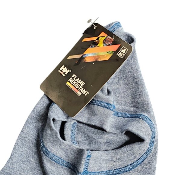 Helly Hansen Workwear Fargo Fire Resistant Balaclava Helly Hansen Blue Cat 2 NWT - Picture 5 of 7